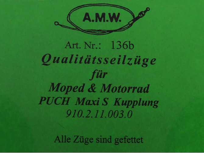 Kabel Puch Maxi S koppelingskabel lang A.M.W. photo